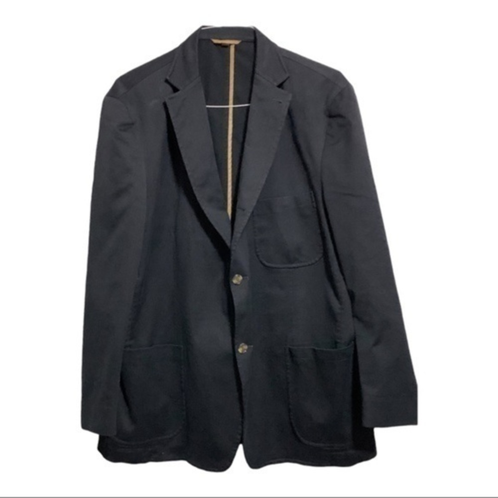 KROON Men's Sport Coat 46R NWOT Life. Luxury. Levity. Navy and gray pinstripes